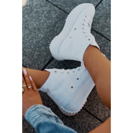 Altas zapatillas para mujeres Lee Cooper LCW-25-31-3461L White blanco 6