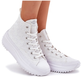 Altas zapatillas para mujeres Lee Cooper LCW-25-31-3461L White blanco 12
