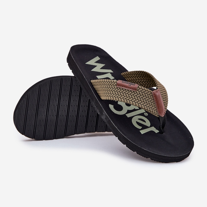 Flip para hombres -Flops Wrangler Zane Flipflop Men Low 20251044.20251044.57b verde 2