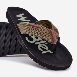 Flip para hombres -Flops Wrangler Zane Flipflop Men Low 20251044.20251044.57b verde 3