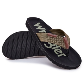Flip para hombres -Flops Wrangler Zane Flipflop Men Low 20251044.20251044.57b verde 7