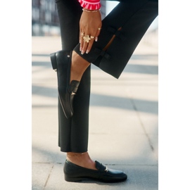 Zapatos de cuero para mujeres Maciejka K6809-01 Negro 5