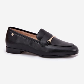 Zapatos de cuero para mujeres Maciejka K6809-01 Negro 1