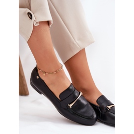 Zapatos de cuero para mujeres Maciejka K6809-01 Negro 12