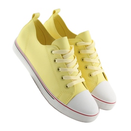 Deportivas de mujer amarillas cara amarilla XL01p Beige amarillo 2