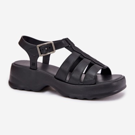 Sandalias femeninas Fragant Zaxy RR285117 Negro 4