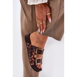 Zaxy Flip Flip Flip Flip Flip con Poker de hebilla RR285059 Brown marrón 3