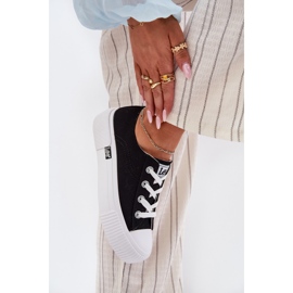 Zapatillas para mujeres en la plataforma Lee Isla C Women Low 50251001 Negro 3