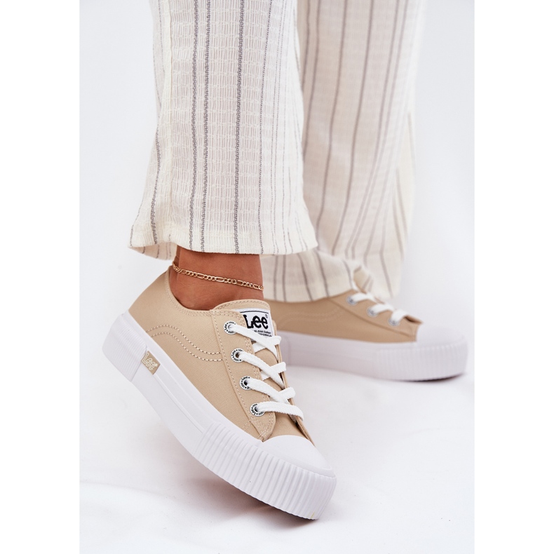 Zapatillas para mujeres en la plataforma Lee Isla C Women Low 50251001 beige 2 Zapatillas para mujeres en la plataforma Lee Isla C Women Low 50251001 beige 2