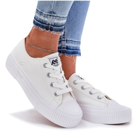 Zapatillas para mujeres en la plataforma Lee Isla C Women Low 50251001 White blanco 9