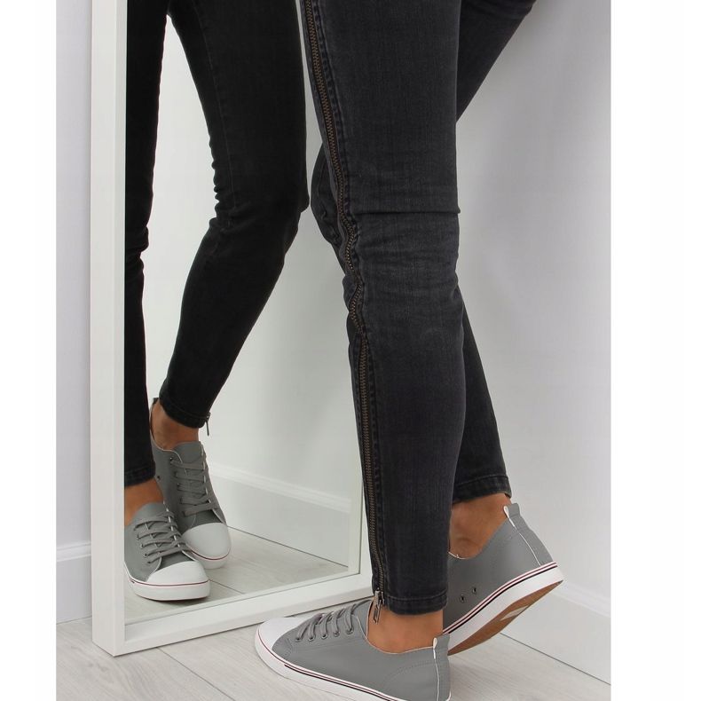 Gris Zapatillas grises de mujer XL01p Gris 1 Gris Zapatillas grises de mujer XL01p Gris 1