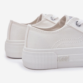Zapatillas para jóvenes para niños Lee Isla C Low 50251058 White blanco 5