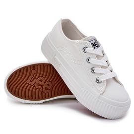 Zapatillas para jóvenes para niños Lee Isla C Low 50251058 White blanco 8