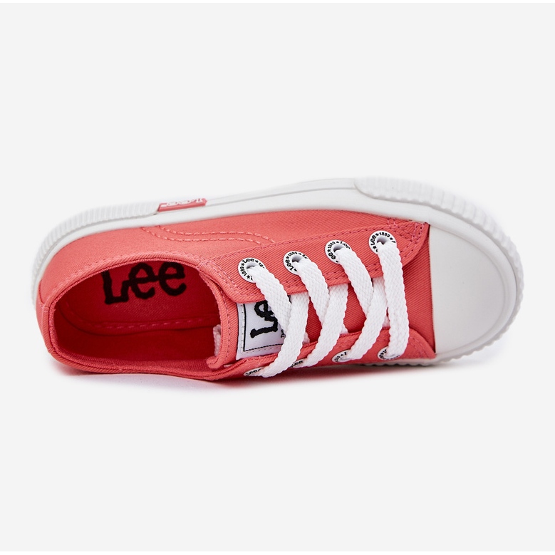 Zapatillas para jóvenes para niños Lee Isla C Low 50251058 Coral naranja 2