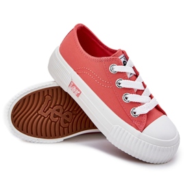 Zapatillas para jóvenes para niños Lee Isla C Low 50251058 Coral naranja 6