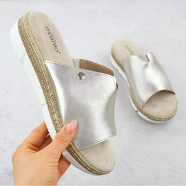 Vinceza Flip Flip -Flops en la Elevación metálica Golden Evento 8832 dorado 1