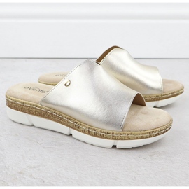 Vinceza Flip Flip -Flops en la Elevación metálica Golden Evento 8832 dorado 2