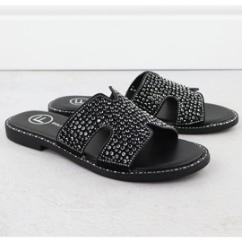 Flip Flip Flip con diamantes de imitación Filippo DK6973 negro 2