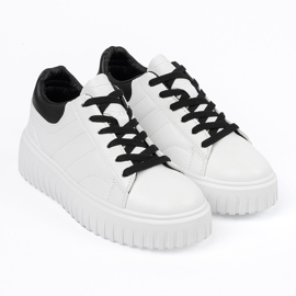 Shelvt Deportivas blancas mujer blanco 2