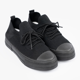 Shelvt Zapatillas de deporte para mujeres negras negro 3
