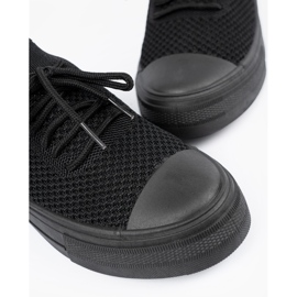 Shelvt Zapatillas de deporte para mujeres negras negro 5