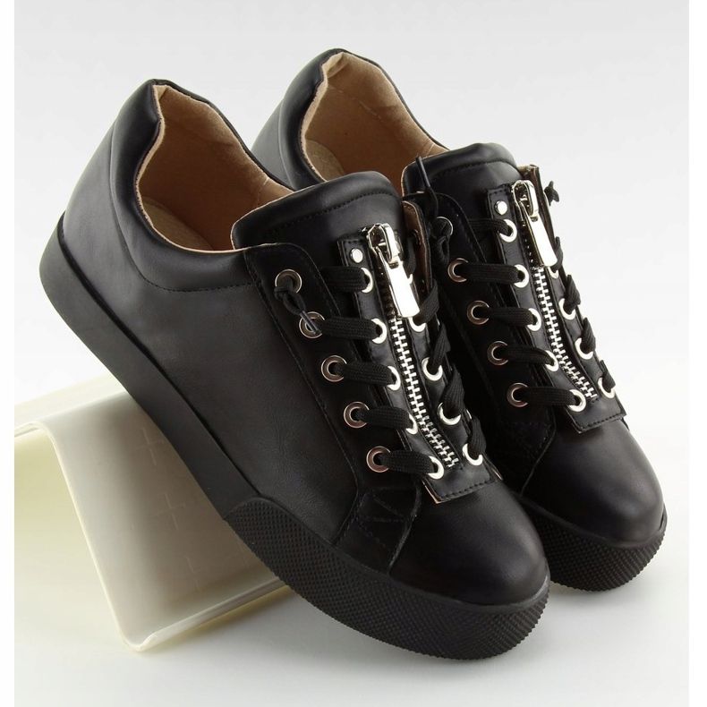 Zapatillas de mujer negras 7209 Black negro 1