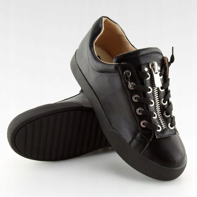 Zapatillas de mujer negras 7209 Black negro 2
