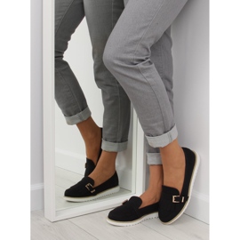 Mocasines mujer negros 7210 Black 2