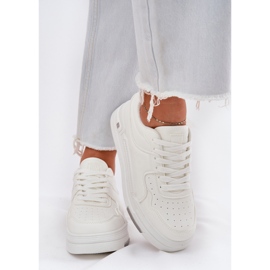 Zapatillas bajas de las zapatillas Big Star RR274A310 Hi-polish White System blanco 3