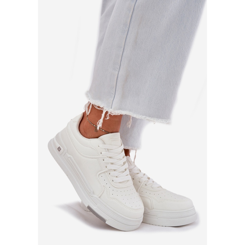 Zapatillas bajas de las zapatillas Big Star RR274A310 Hi-polish White System blanco 1