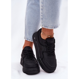 Zapatillas bajas de las zapatillas Big Star RR274A311 Sistema Hi-Pola Sistema negro 4