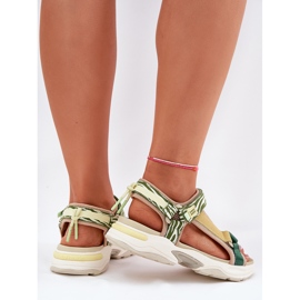 Sandalias de velcro para mujeres D.Franklin DFSH406003 Verde 5