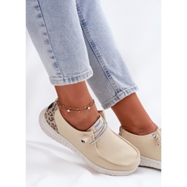 Zapatos de material de mujer livianos McKeylor 96116 beige 9
