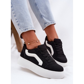 Inna Zapatillas Mujer Plataforma Negro 7