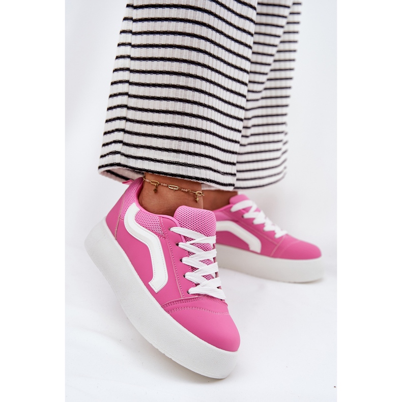 Inna Zapatillas de deporte femeninas en la plataforma fucsia rosado 2
