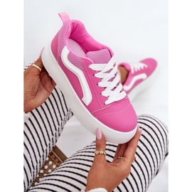 Inna Zapatillas de deporte femeninas en la plataforma fucsia rosado 8