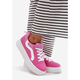 Inna Zapatillas de deporte femeninas en la plataforma fucsia rosado 1