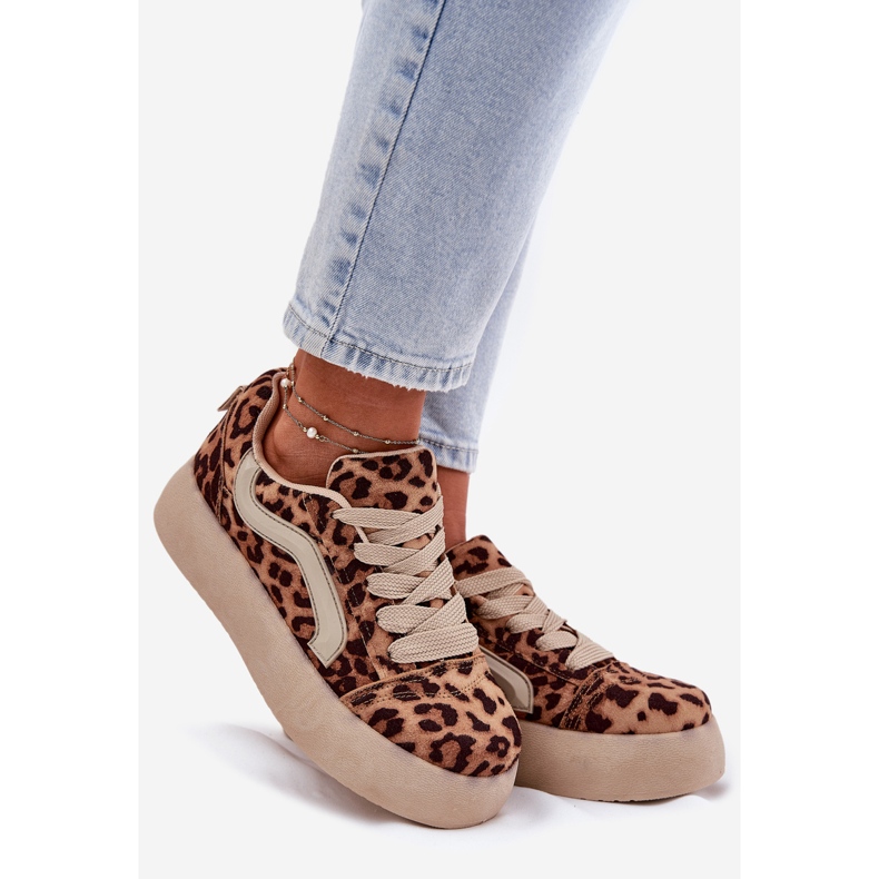 Inna Zapatillas Mujer Plataforma Leopardo beige 1 Inna Zapatillas Mujer Plataforma Leopardo beige 1