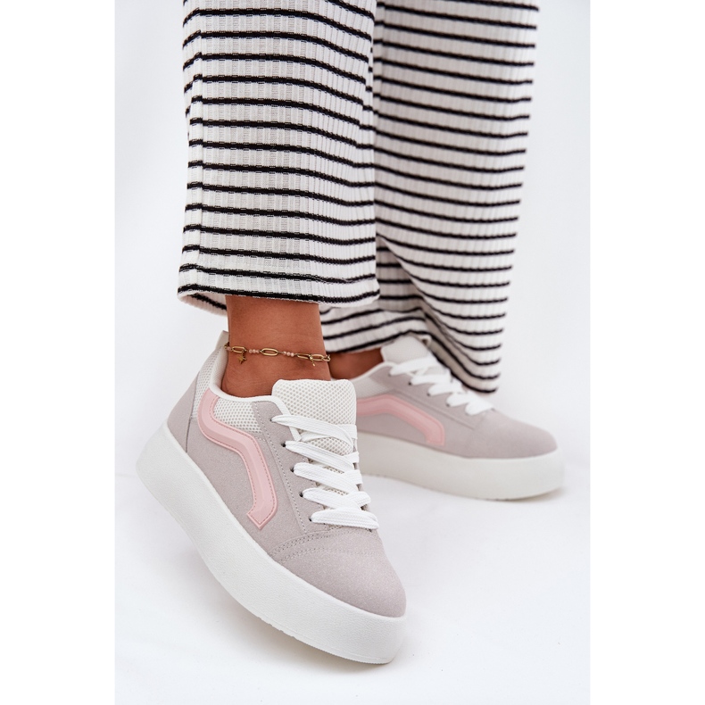 Inna Zapatillas Mujer Plataforma Gris 2