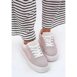 Inna Zapatillas Mujer Plataforma Gris 5