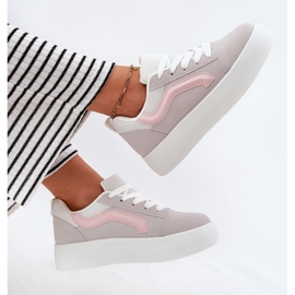 Inna Zapatillas Mujer Plataforma Gris 6