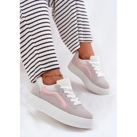 Inna Zapatillas Mujer Plataforma Gris 7