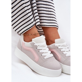 Inna Zapatillas Mujer Plataforma Gris 9