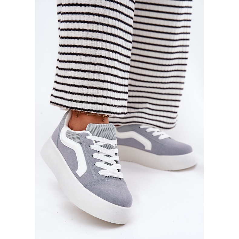 Inna Zapatillas con Plataforma para Mujer, Azul 2