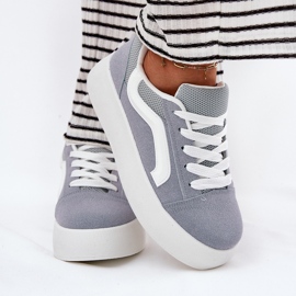 Inna Zapatillas con Plataforma para Mujer, Azul 3