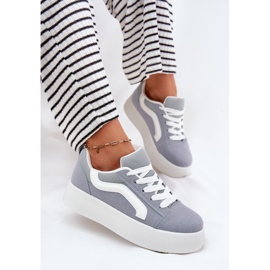 Inna Zapatillas con Plataforma para Mujer, Azul 7