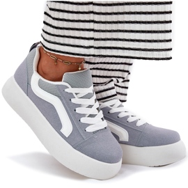 Inna Zapatillas con Plataforma para Mujer, Azul 9
