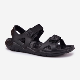 Sandalias de espuma para mujeres en la plataforma negra Big Star RR274A512 negro 6