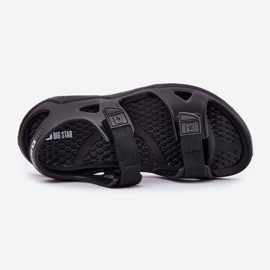 Sandalias de espuma para mujeres en la plataforma negra Big Star RR274A512 negro 2