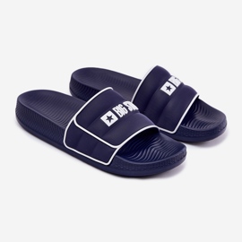 Big Star masculina RR174A045 Slippers azul marino 1